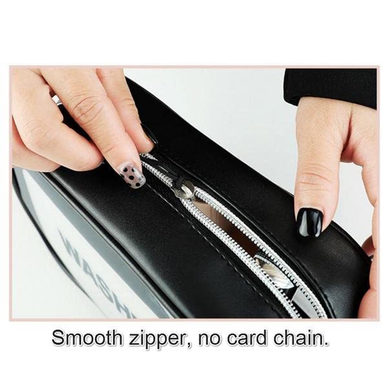 Medium Zippered Cosmetic Pouch, Toiletry Bag for Cosmetics (1 Pc) Medium Zippered Cosmetic Pouch, Toiletry Bag for Cosmetics (1 Pc)